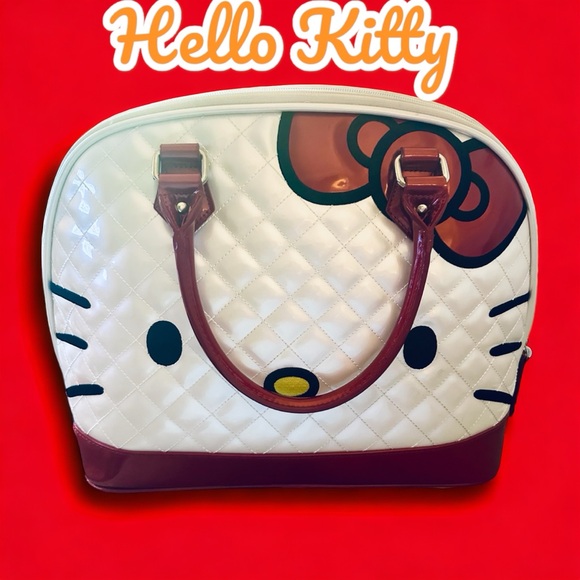 Collector’s HELLO KITTY DOMED SATCHEL by San Rio MADE  2013 New Vintage Bag! - Picture 6 of 16